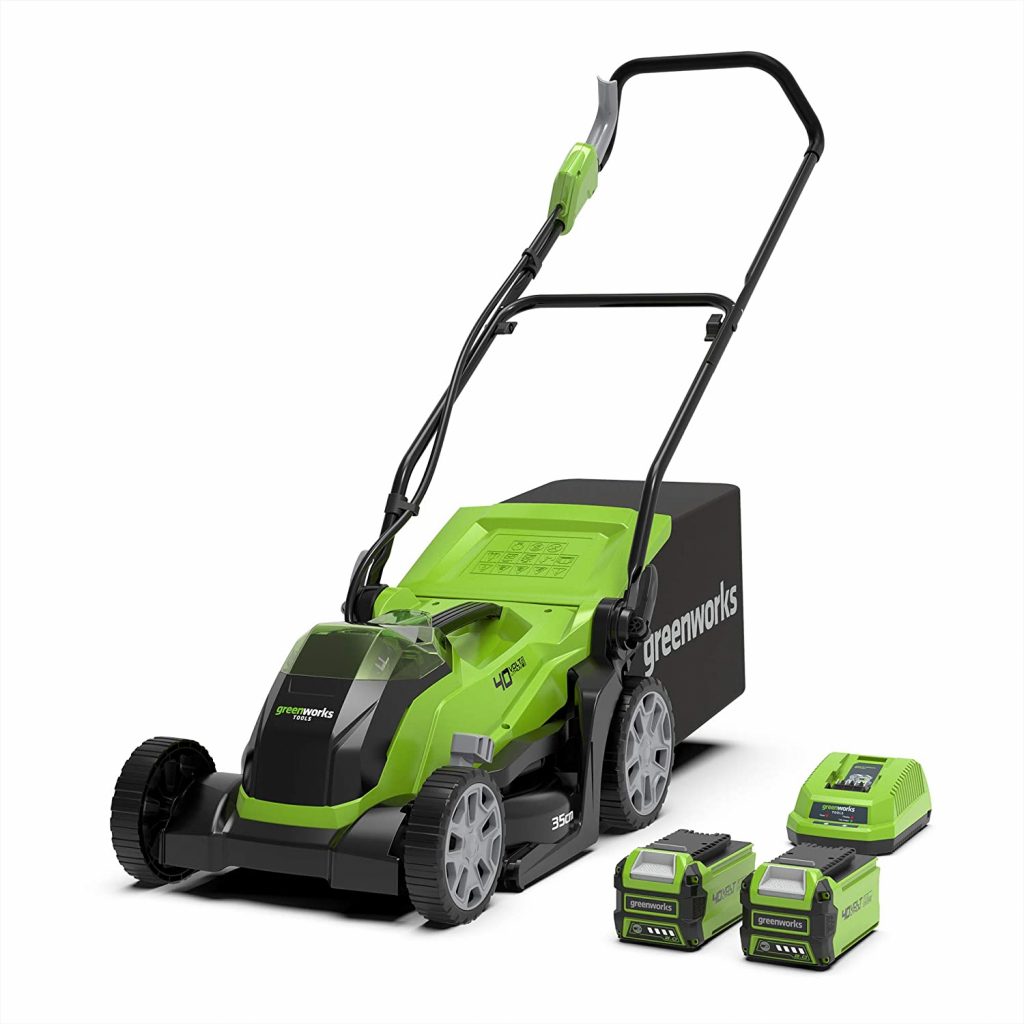 Greenworks Tondeuse à batterie G40LM35K2X Avis